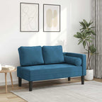 Chaise longue avec coussins velours