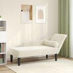 Chaise longue avec coussins velours