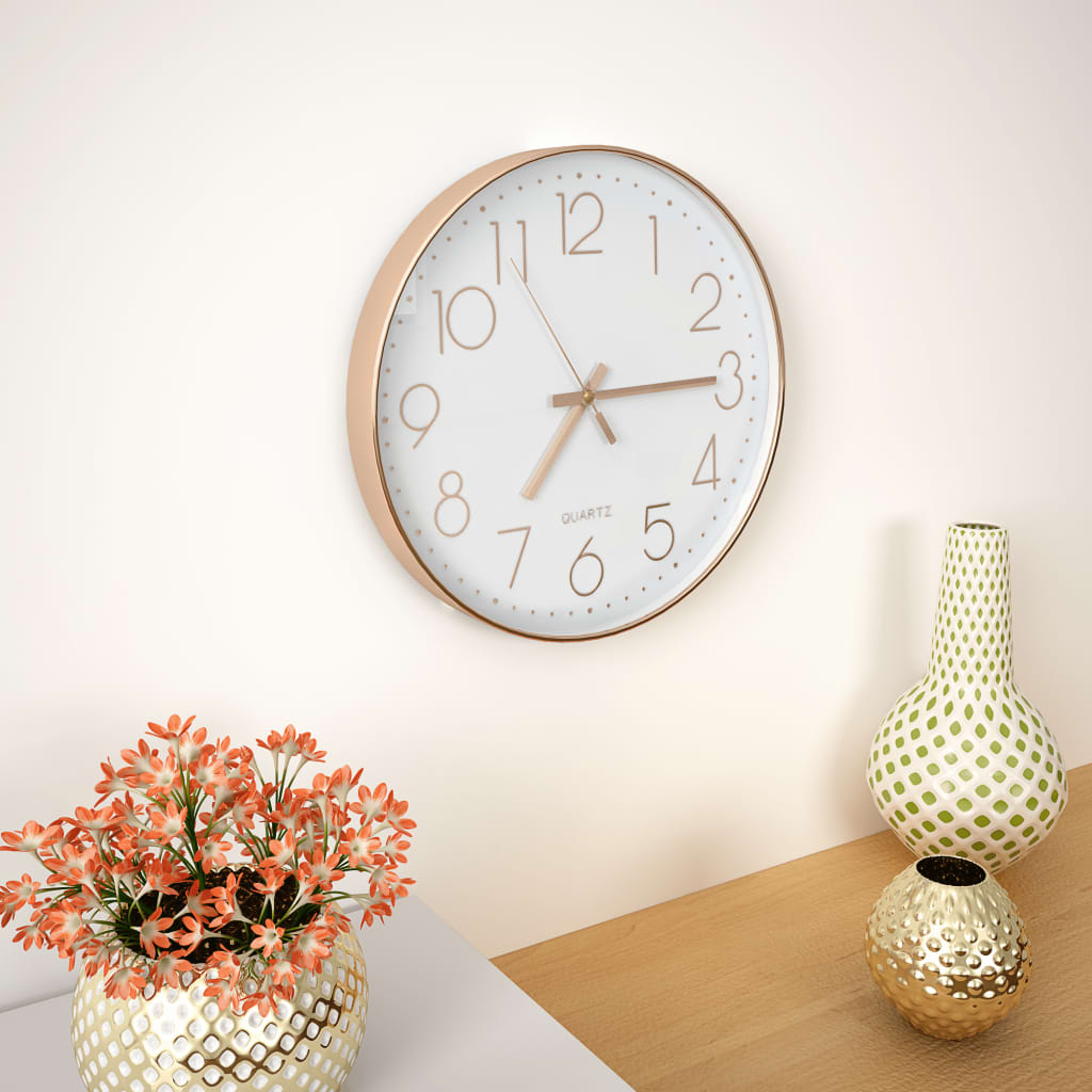 Horloge murale 30 cm Argenté