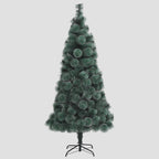 Sapin de Noël artificiel avec support Vert 120 cm PET