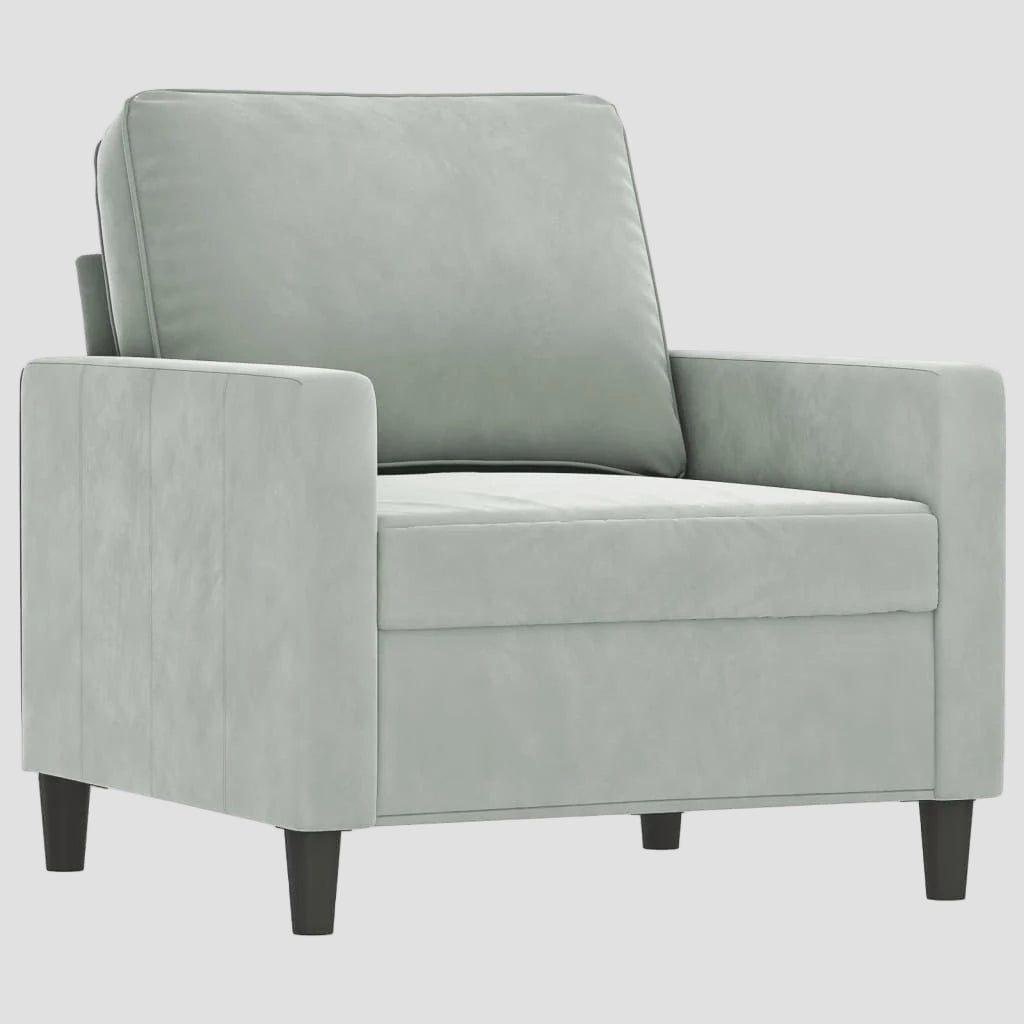 Fauteuil une place en velours