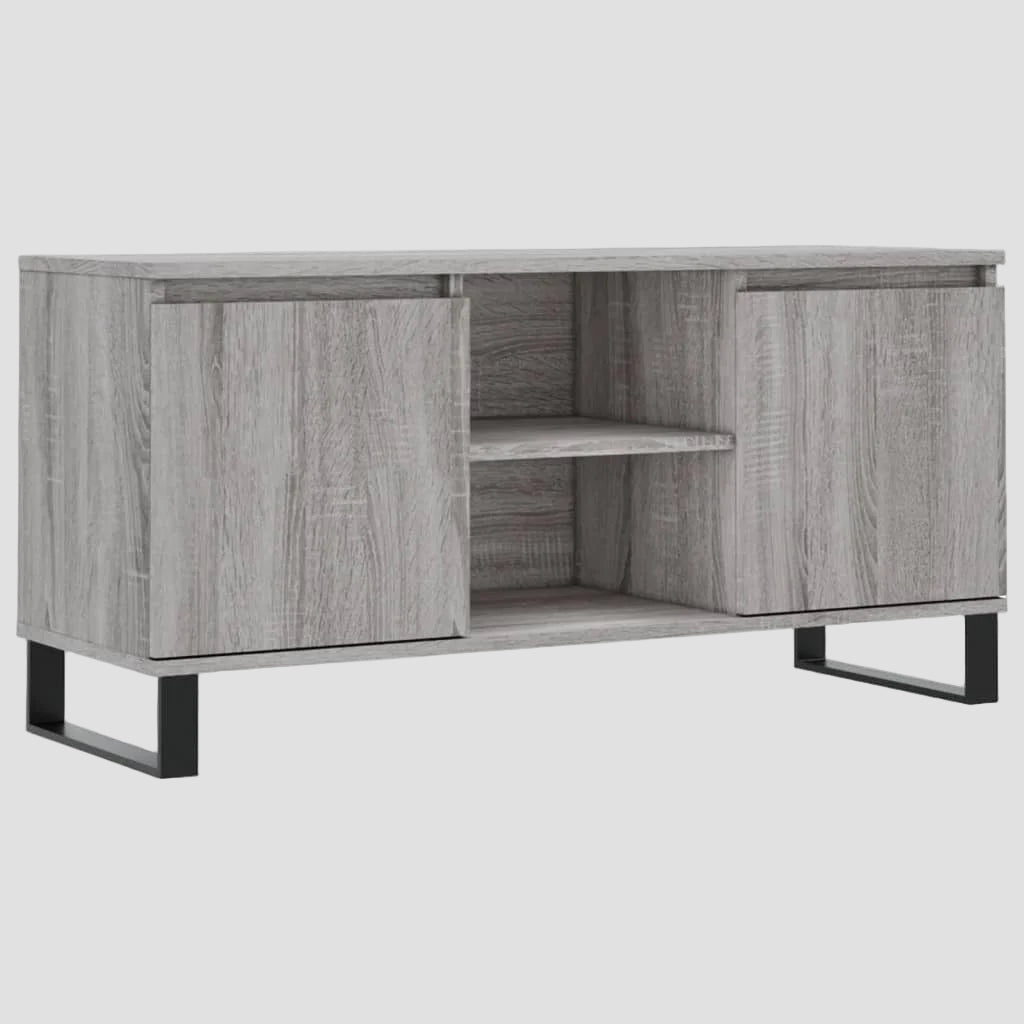 Meuble TV en bois d'ingénierie 104x35x50 cm