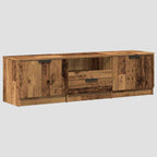 Meuble TV en bois d'ingénierie 140x35x40 cm