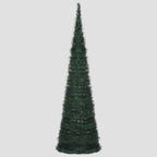 Sapin de Noël artificiel pré-éclairé avec guirlandes vert 150cm