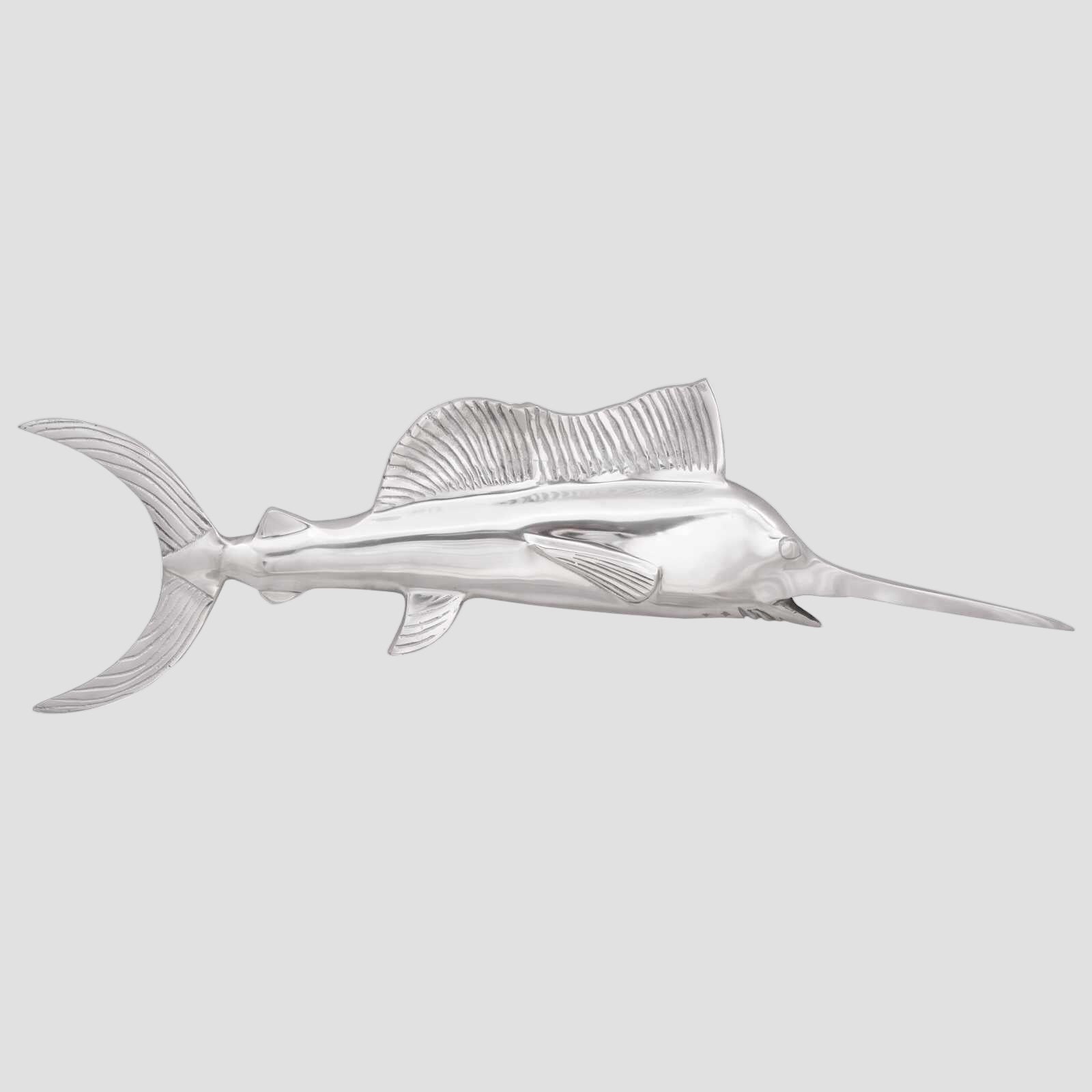 Sculpture Argent 91 x 8 x 26 cm Aluminium