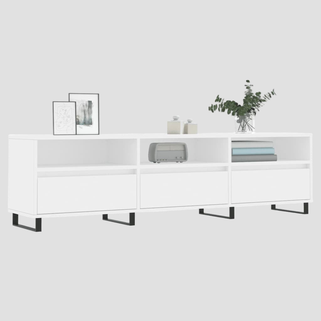 Meuble TV en bois d'ingénierie 150x30x44,5 cm