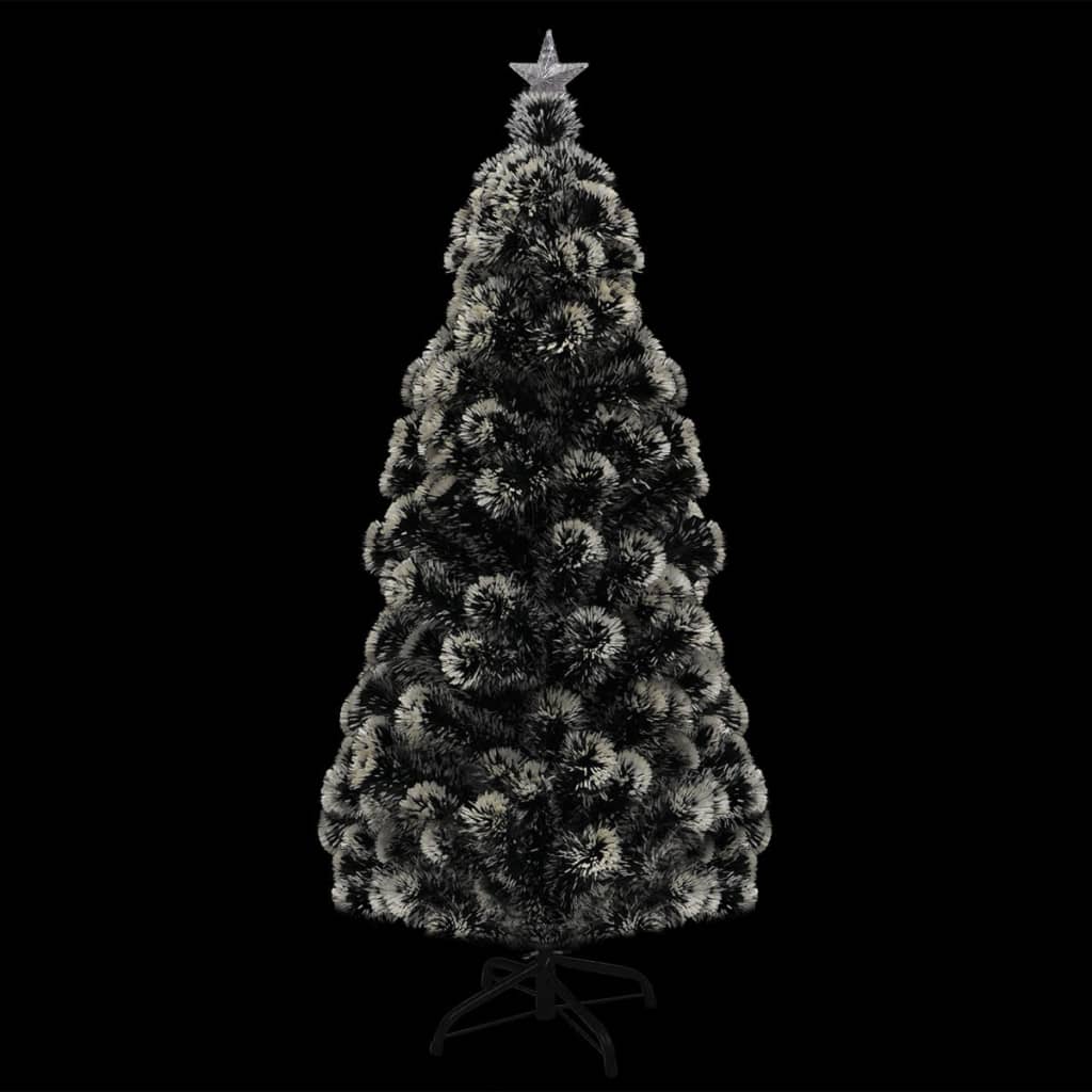 Sapin de Noël pré-éclairé avec support 180 cm fibre optique