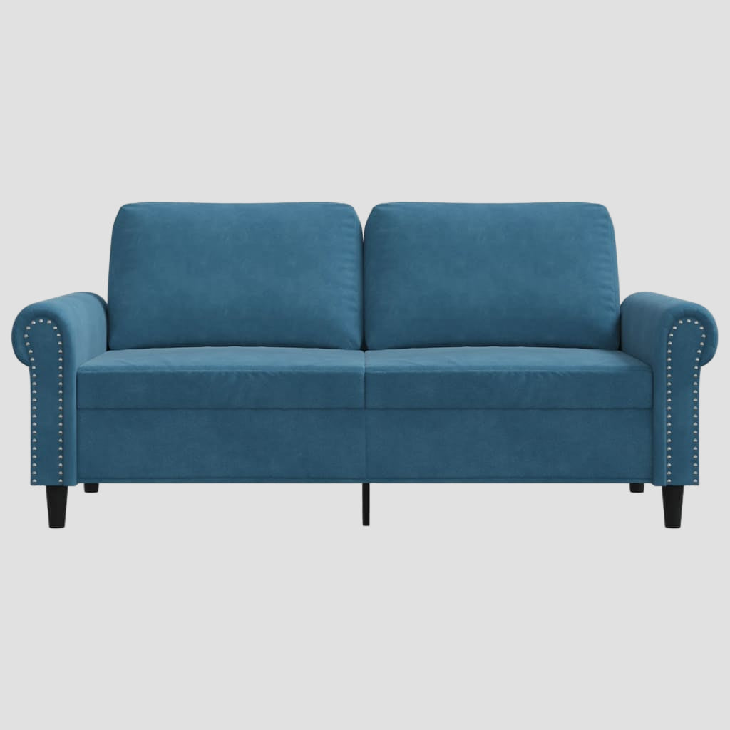 Canapé à 2 places 140 cm Velours
