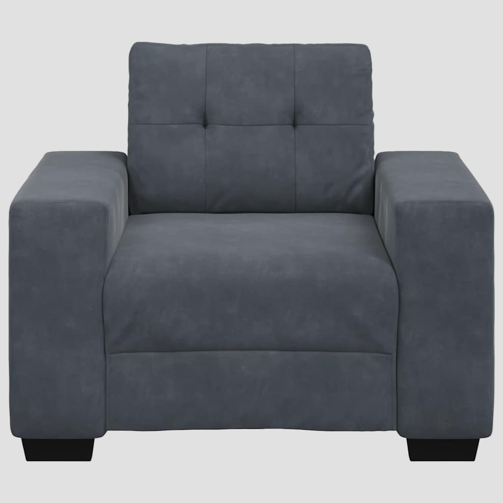 Fauteuil une place 60 cm Velours