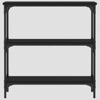 Table console en bois d'ingénierie 75x22,5x75 cm