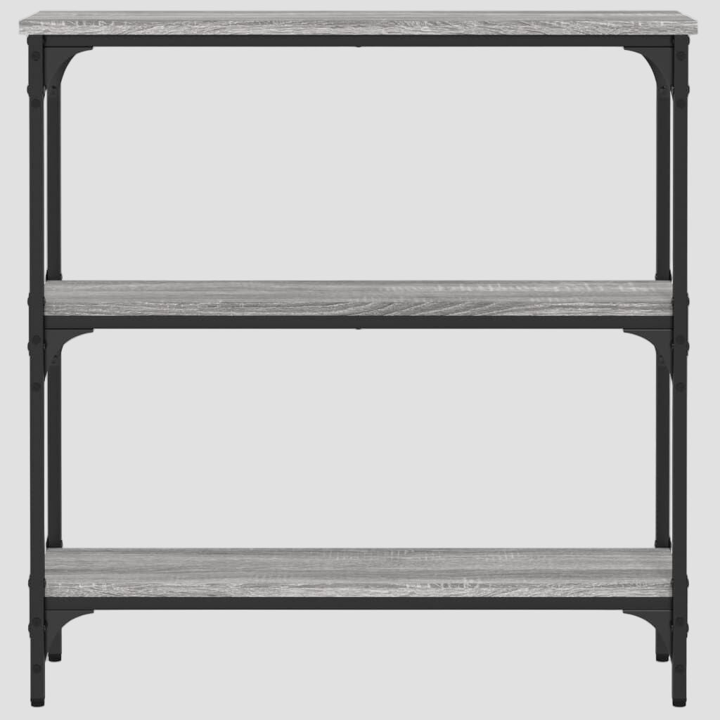 Table console en bois d'ingénierie 75x22,5x75 cm