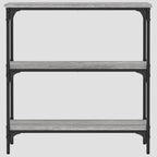 Table console en bois d'ingénierie 75x22,5x75 cm