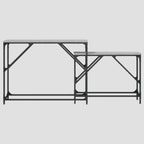 Tables console gigognes 2 pcs bois d'ingénierie