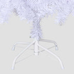 Sapin de Noël artificiel avec branches épaisses blanc 210cm