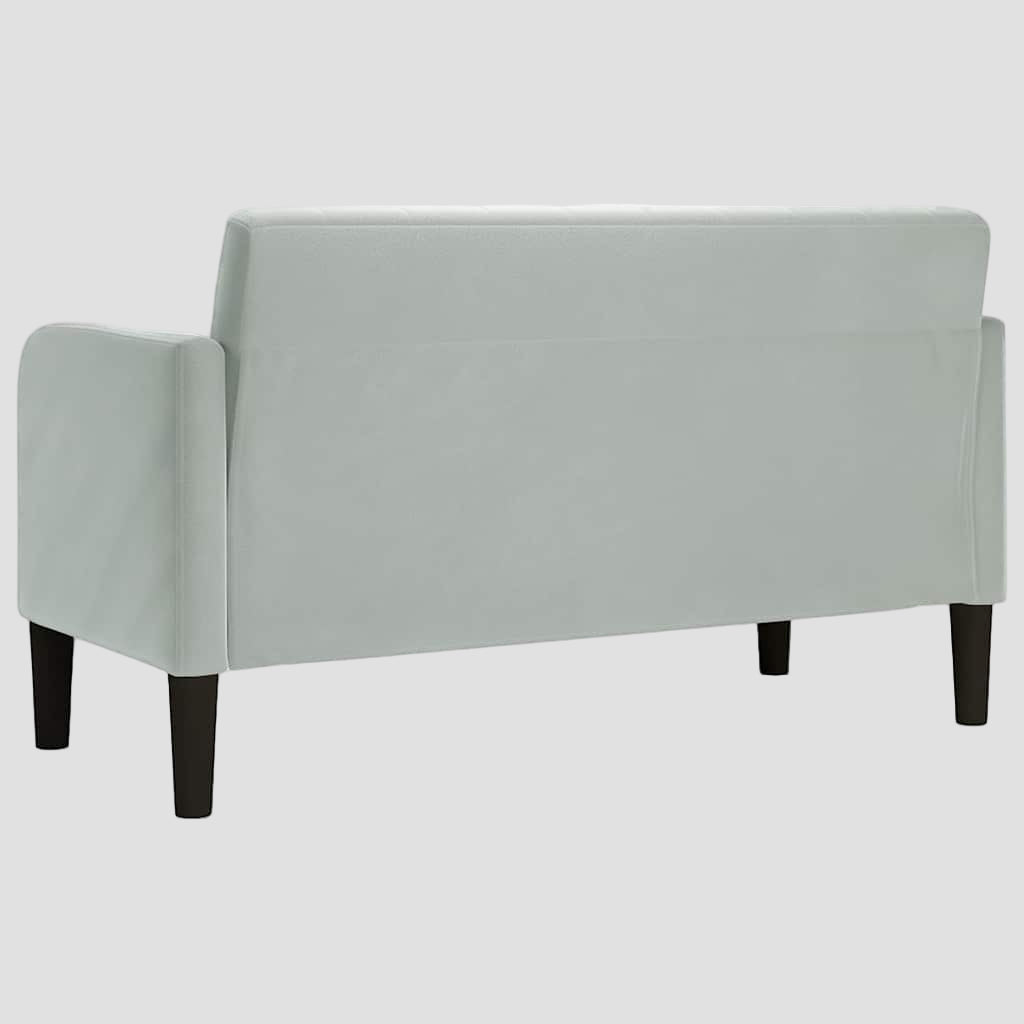 Canapé 2 places causeuse 109 cm velours