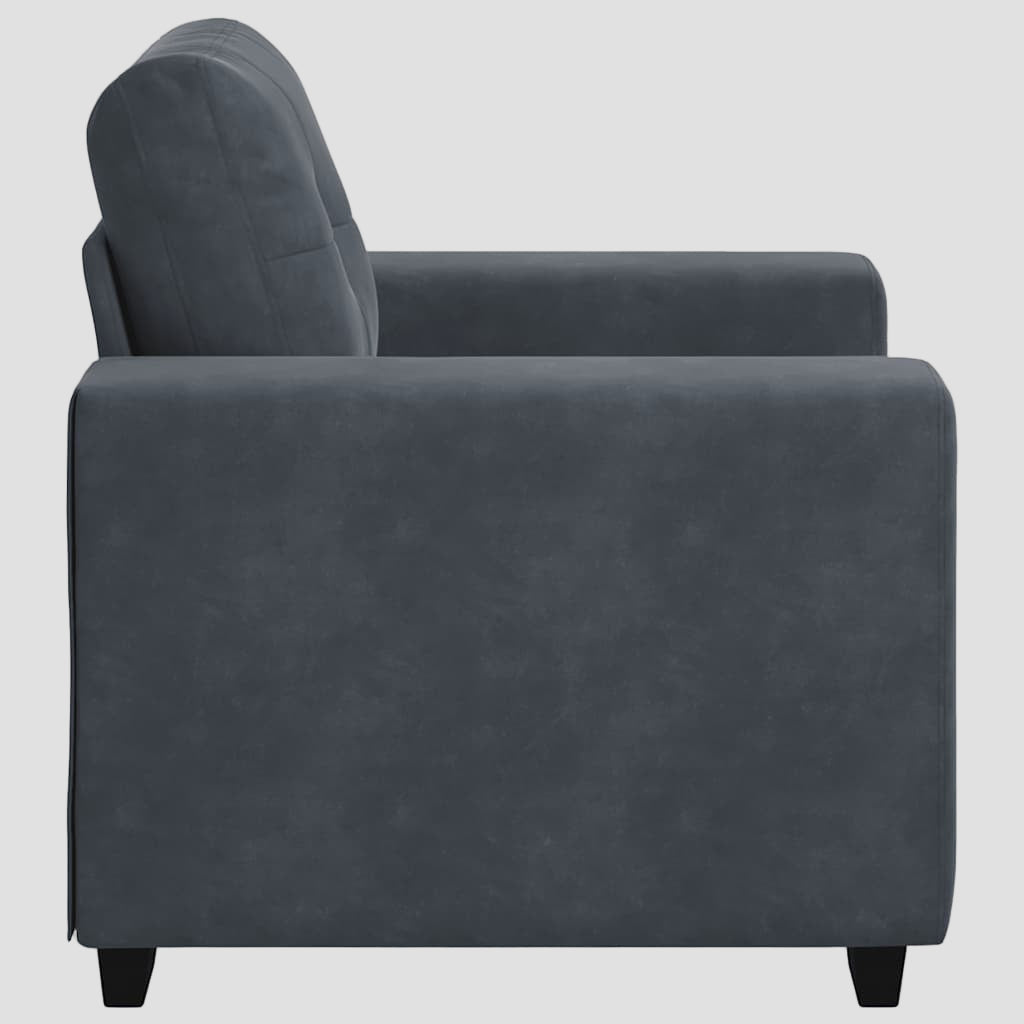 Fauteuil une place 60 cm Velours