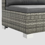 Salon de jardin 10 pcs avec coussins Résine tressée