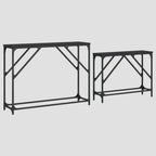 Tables console gigognes 2 pcs bois d'ingénierie