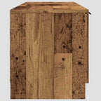 Meuble TV en bois d'ingénierie 140x35x40 cm