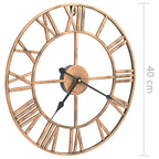Horloge murale Métal 40 cm Doré