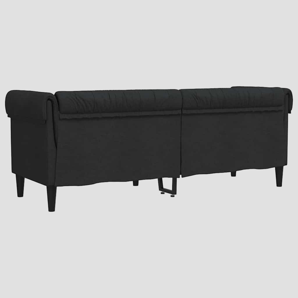 Canapé Chesterfield 3 places tissu