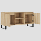 Meuble TV en bois d'ingénierie 104x35x50 cm