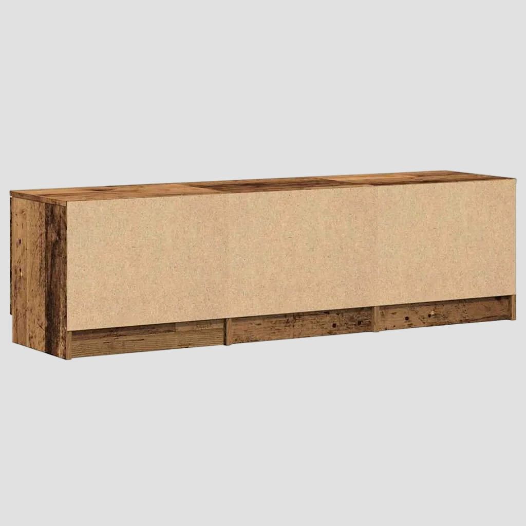 Meuble TV en bois d'ingénierie 140x35x40 cm