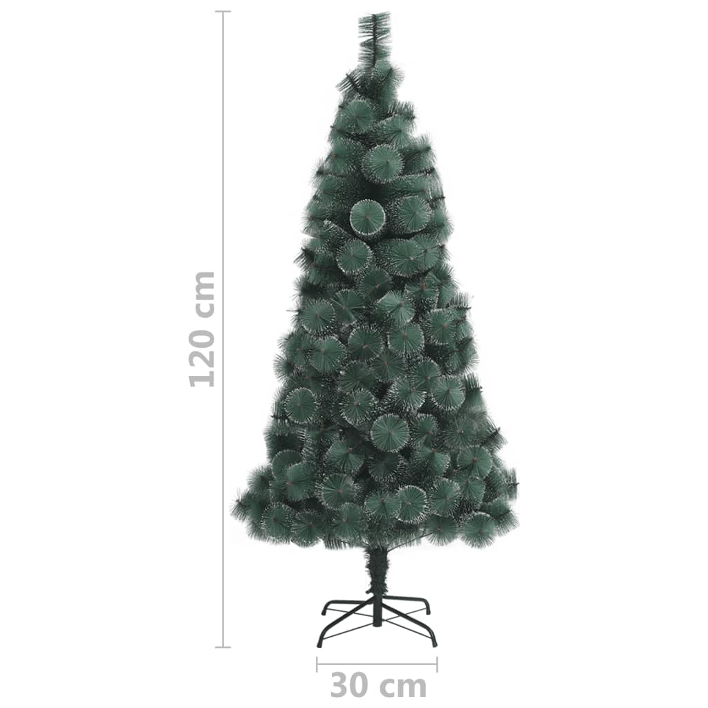 Sapin de Noël artificiel avec support Vert 120 cm PET