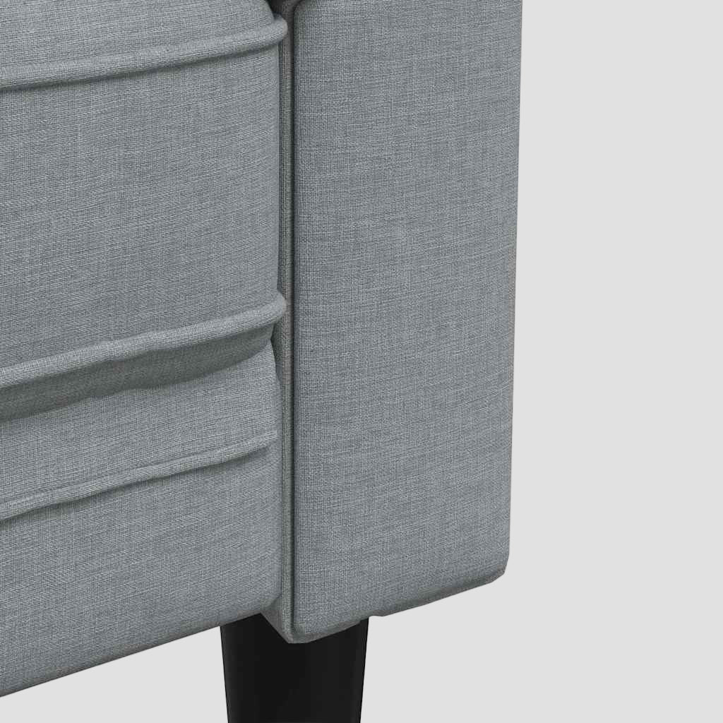 Canapé Chesterfield 2 places tissu