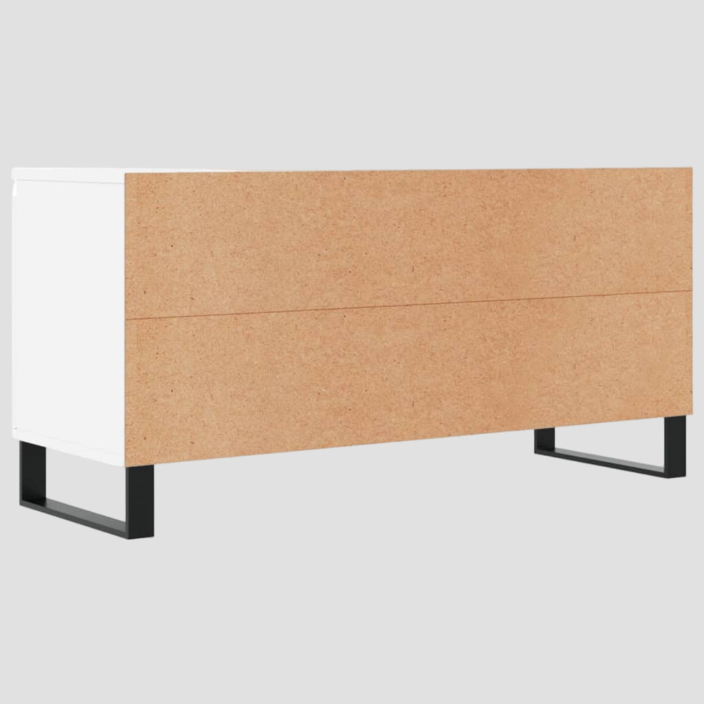 Meuble TV en bois d'ingénierie 104x35x50 cm