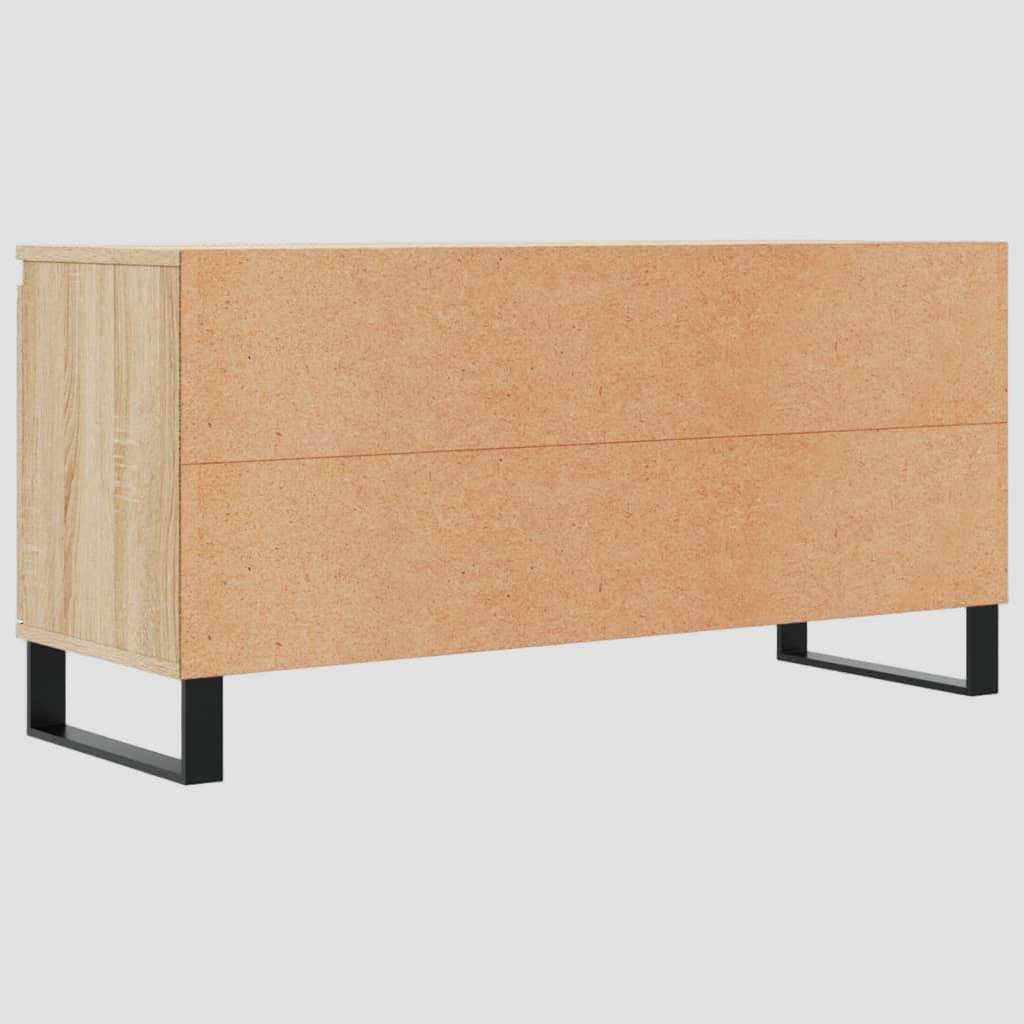 Meuble TV en bois d'ingénierie 104x35x50 cm